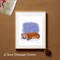 ART PRINT - SWEET FOX DREAMS - A Whimsical Drawing of a Sleeping Fox - Art for the Winter Season - Brighten Any Room for the Holidays product 2